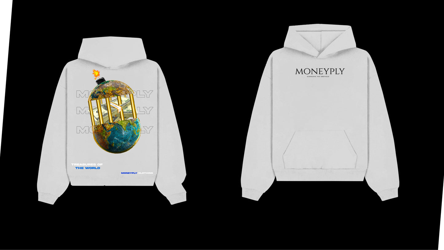 Treasure Of The World- Hoodie - White