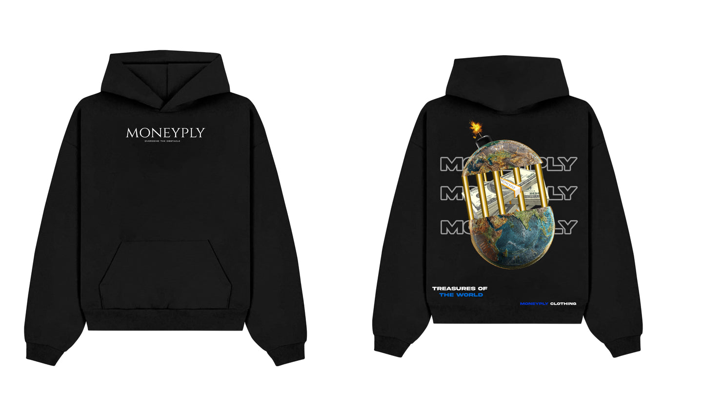 Treasure Of The World- Hoodie - Black
